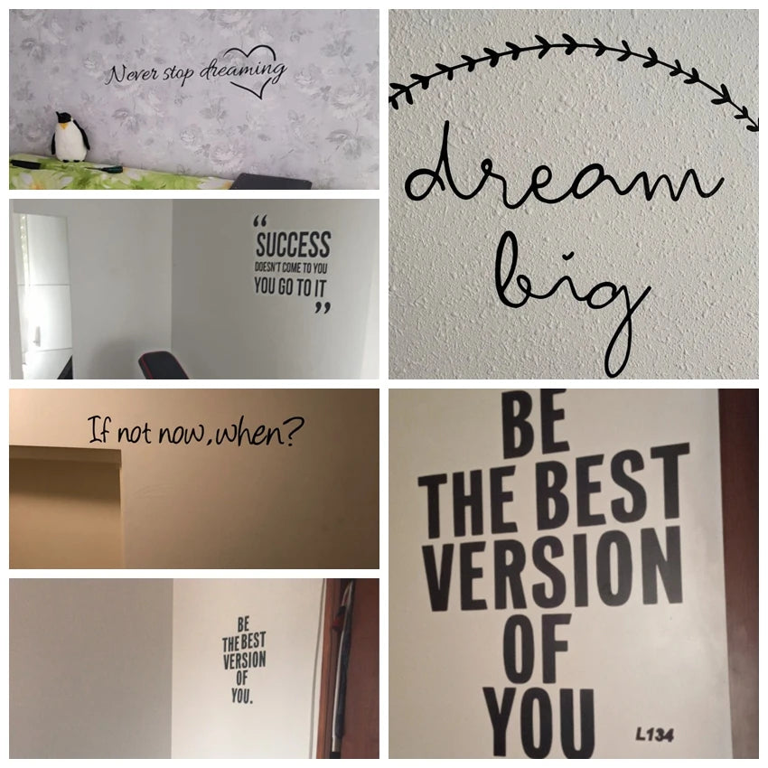 Motivational Quotes Wall Sticker